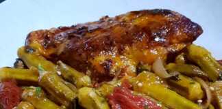 κοτόπουλο με μπάμιες