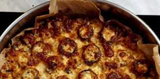 μανιτάρια φούρνου με τυρί