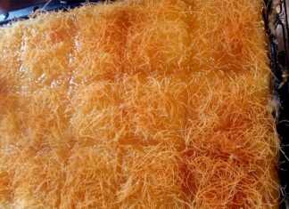 νηστίσιμη μπουγάτσα με φύλλο καταΐφι