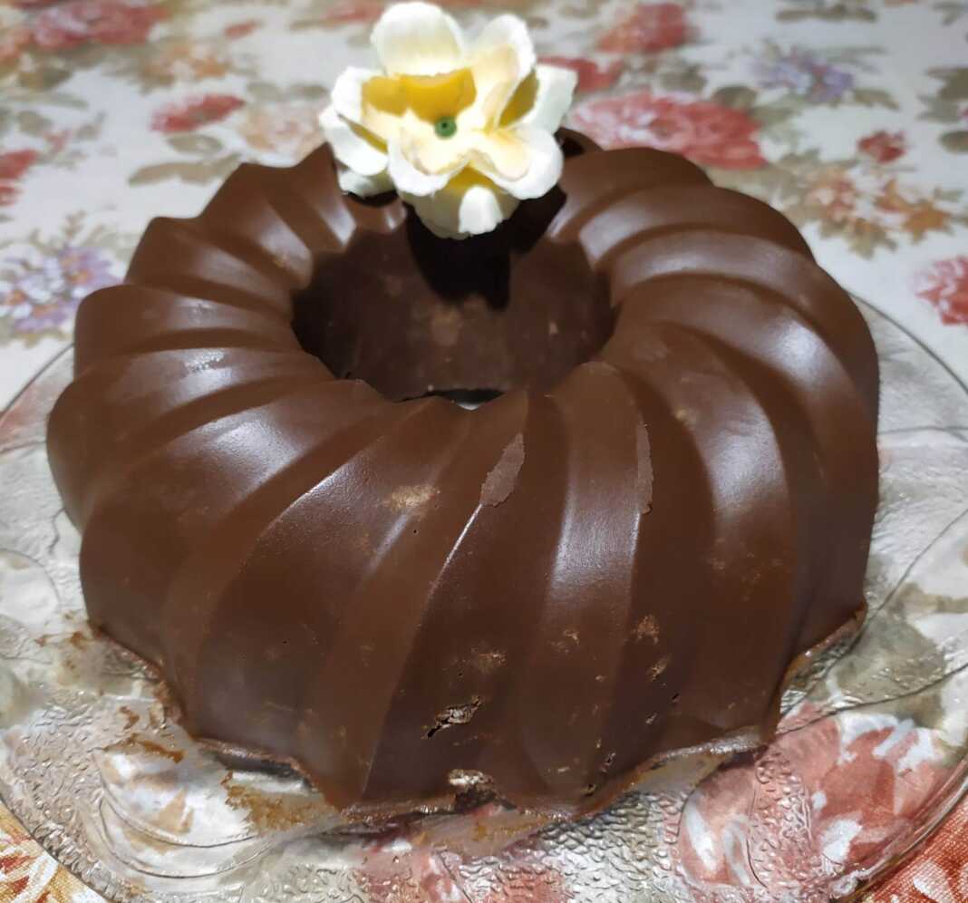 νηστίσιμος χαλβάς με κουβερτούρα