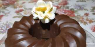 νηστίσιμος χαλβάς με κουβερτούρα