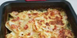 Πατάτες με κρέμα γάλακτος στο φούρνο