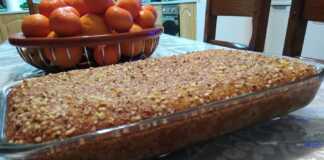 νηστίσιμη πορτοκαλόπιτα