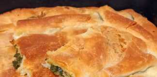 Πρασοσπανακόπιτα Σφολιάτας