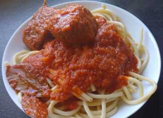 ροστ μπιφ με μακαρόνια