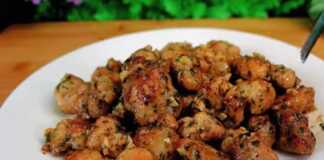 βουτυράτες κοτομπουκιές με σκόρδο