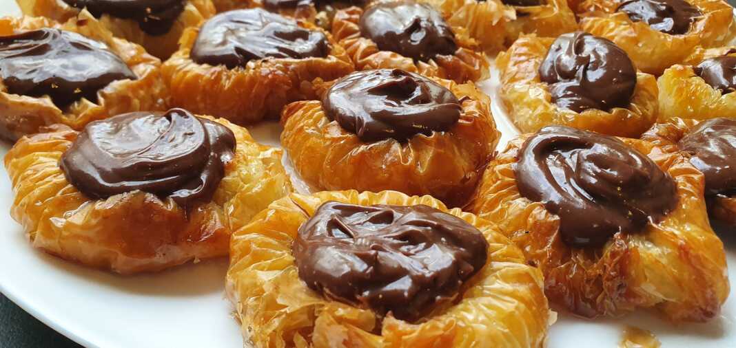 Σιροπιαστές Φωλίτσες Σοκολάτας