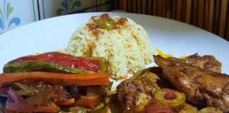 Στήθος κοτόπουλο με λαχανικά