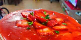 Cheesecake φράουλα