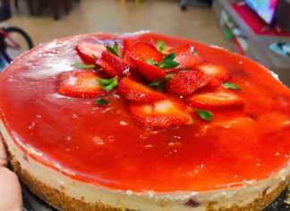 Cheesecake φράουλα