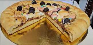 Γλυκιά Σοκολατένια Πίτσα