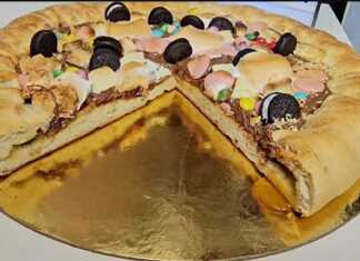 Γλυκιά Σοκολατένια Πίτσα