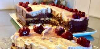 Γλυκό με Πτι Μπερ Σοκολάτα και Κρέμα Φιλαδέλφεια