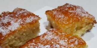 Κέικ με μαρμελάδα βερίκοκο και καρύδα