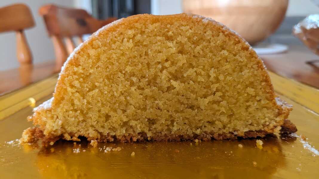 Κέικ Βανίλιας με καλαμποκάλευρο