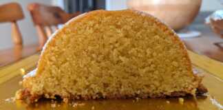 Κέικ Βανίλιας με καλαμποκάλευρο