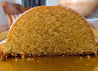 Κέικ Βανίλιας με καλαμποκάλευρο