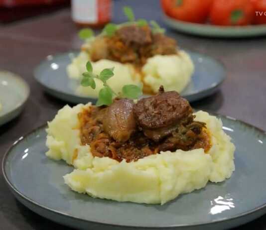 Kρασάτο κοκκινιστό μοσχαράκι