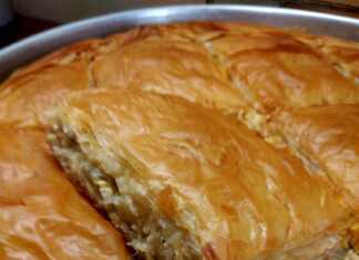 Κοτόπιτα με φύλλο κρούστας