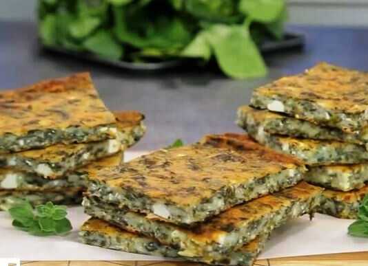 Αλευρόπιτα με Σπανάκι και Φέτα Αλευρόπιτα με Σπανάκι