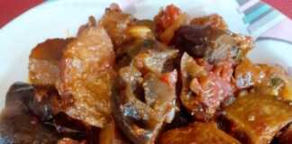 Μοσχαράκι με μελιτζάνες