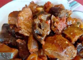 Μοσχαράκι με μελιτζάνες