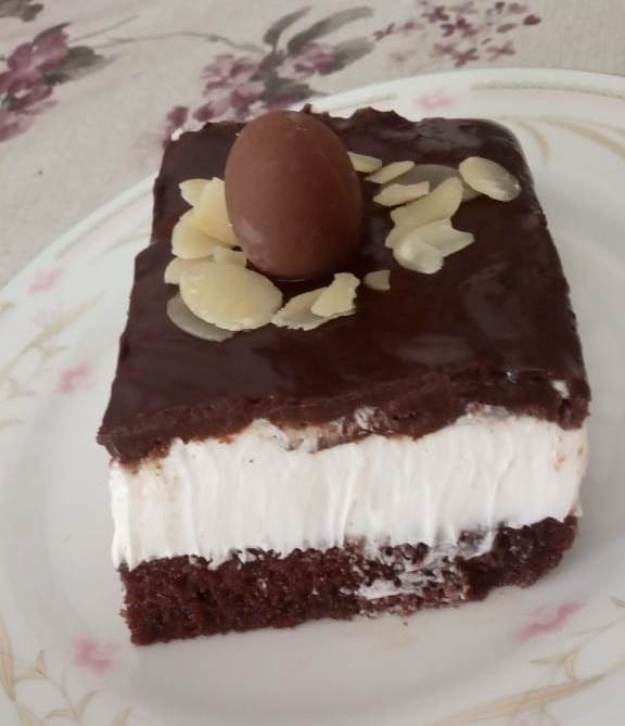 pasta tapsiou sokolatina Πάστα ταψιού σοκολατίνα