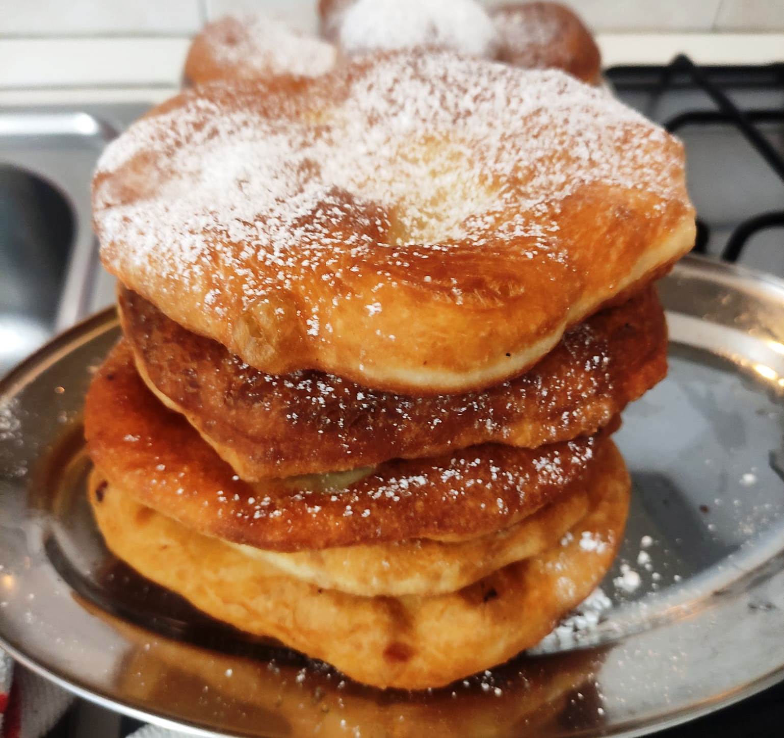 τηγανίτες με μαρμελάδα