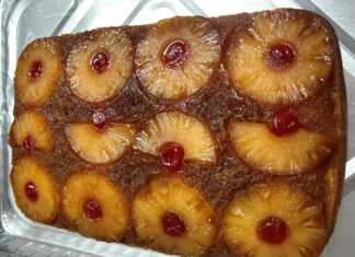 Ανάποδο Κέικ με Ανανά