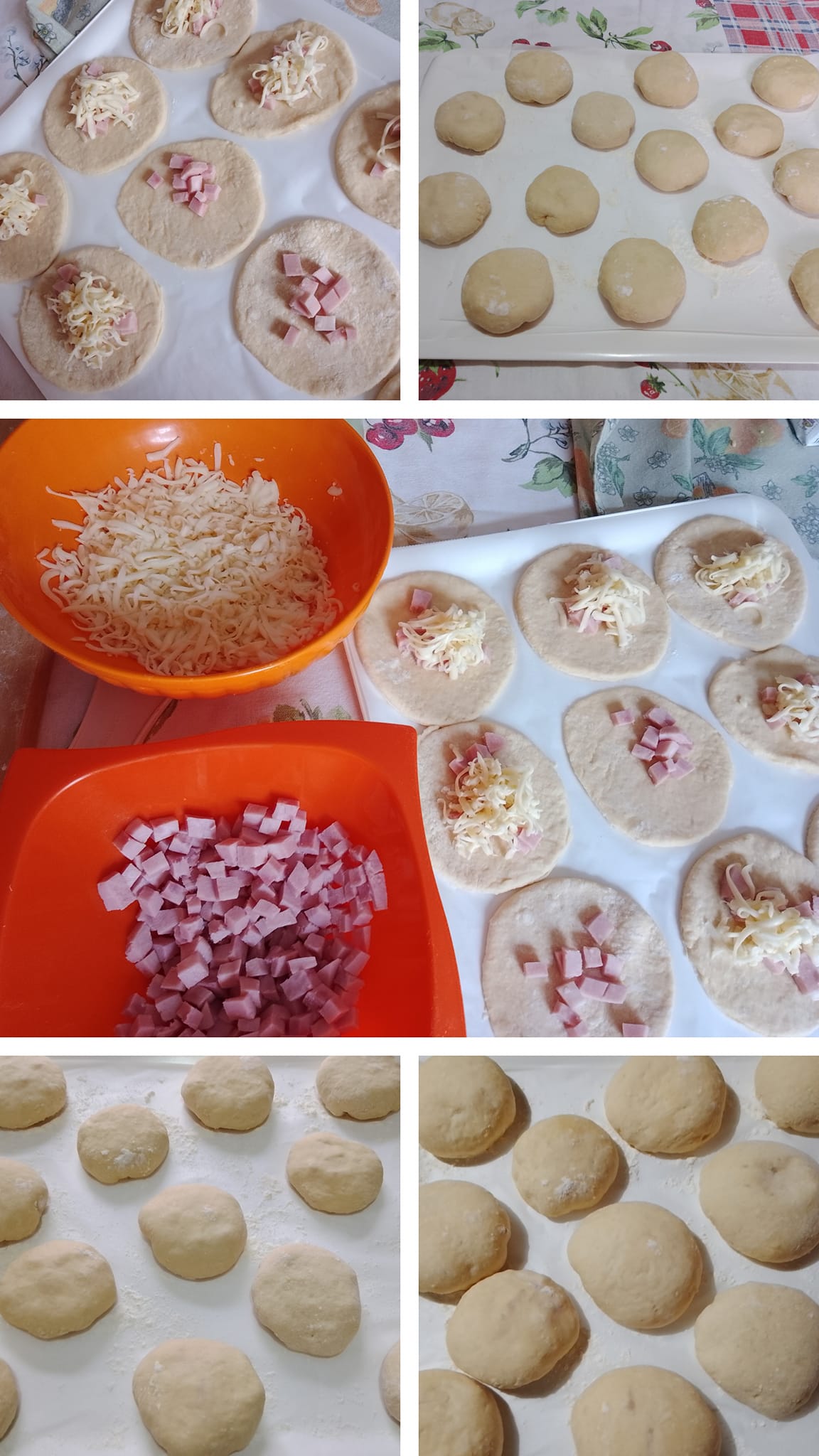 Γεμιστά ζαμπονοτυροπιτάκια