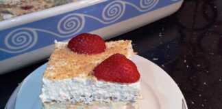 Γλυκό Ψυγείου με Φράουλες