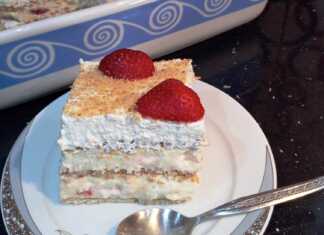 Γλυκό Ψυγείου με Φράουλες