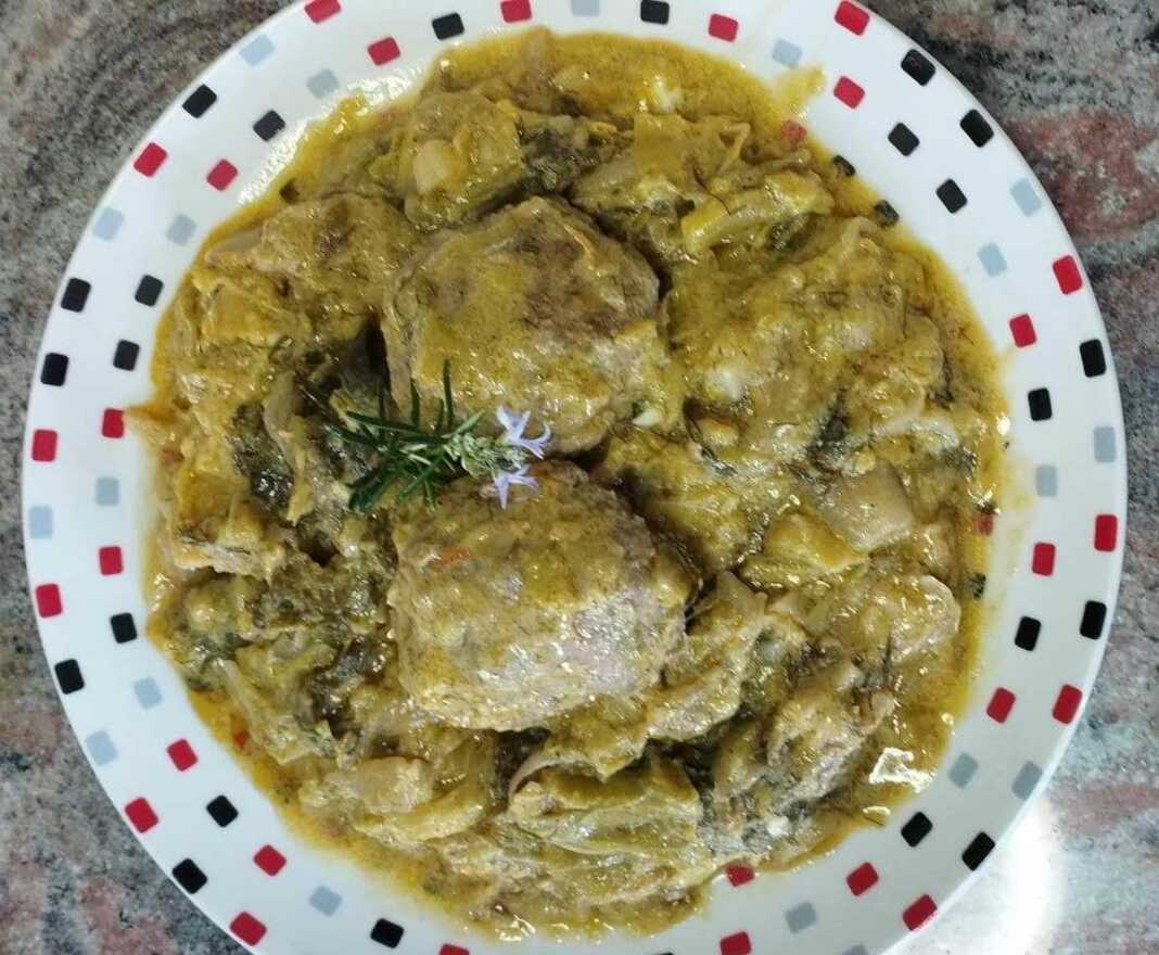 Κεφτεδάκια Αυγολέμονο με Λάχανα