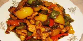 Φιλέτο κοτόπουλο με λαχανικά