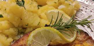 ξιφία με πατατοσαλάτα