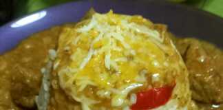 Μοσχάρι λεμονάτο με πιλάφι