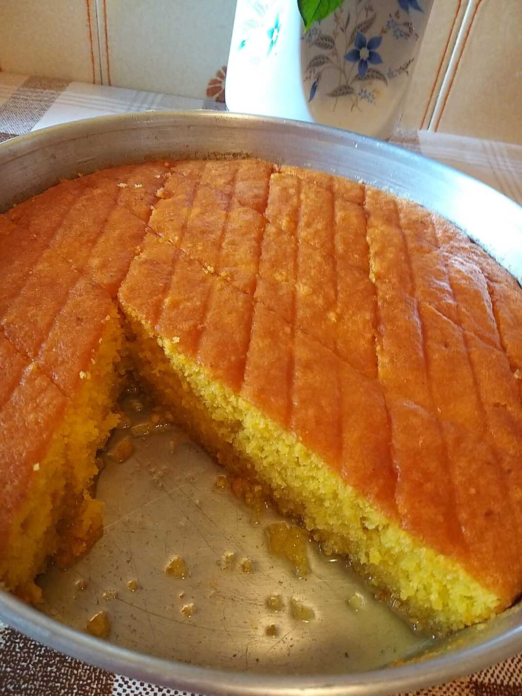 Σιροπιαστό Παντεσπάνι