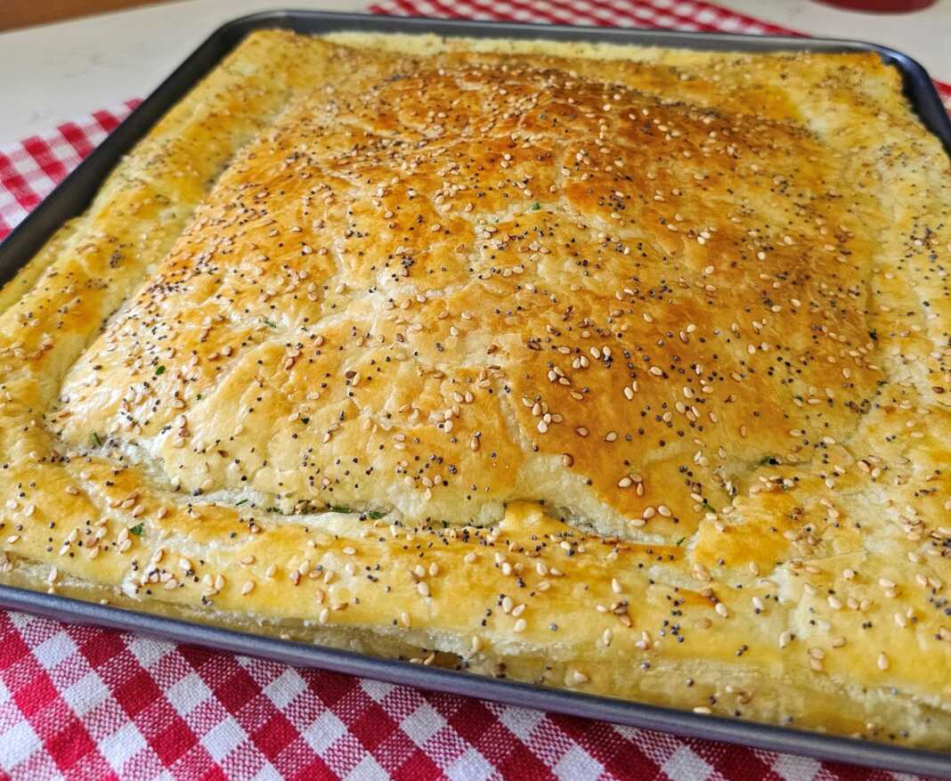 spanakopita me tiria σπανακόπιτα με τυριά