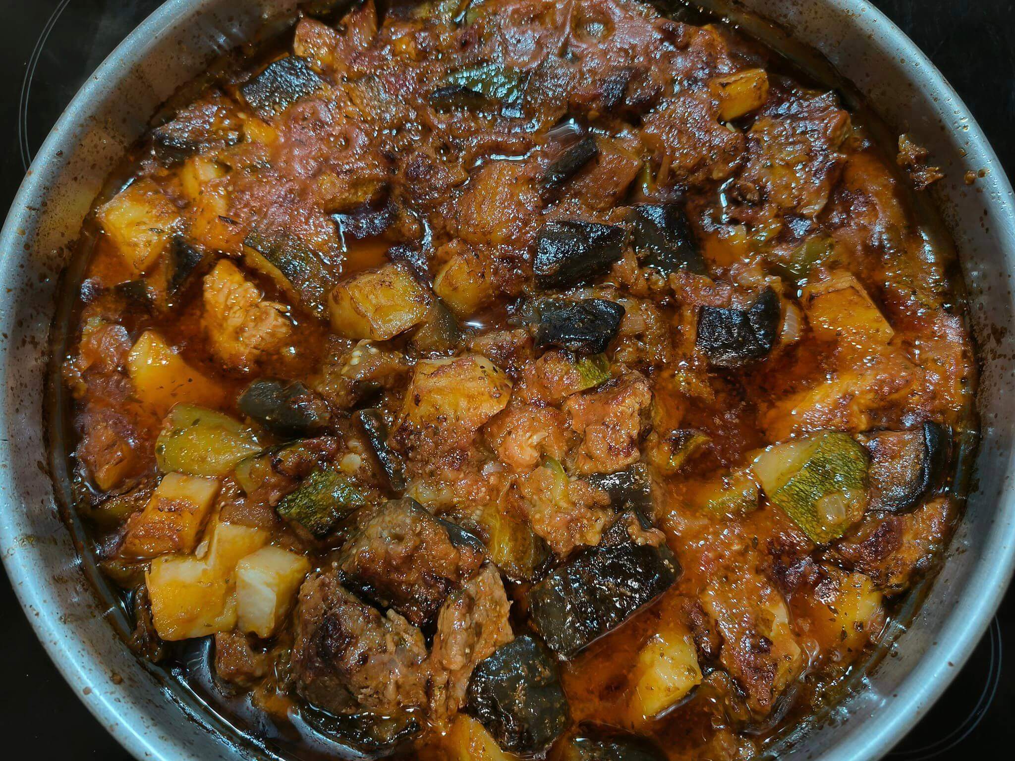 Τουρλού με κρέας στο φούρνο