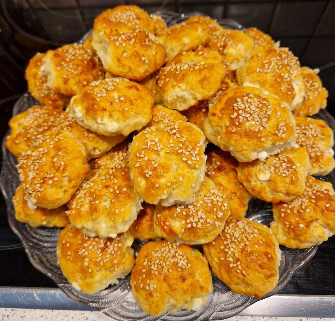 τυροπιτάκια χωρίς φύλλο