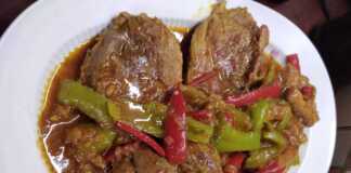 Χοιρινή σπάλα στην κατσαρόλα