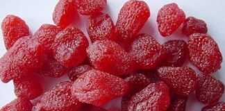 σιροπιασμένες φράουλες