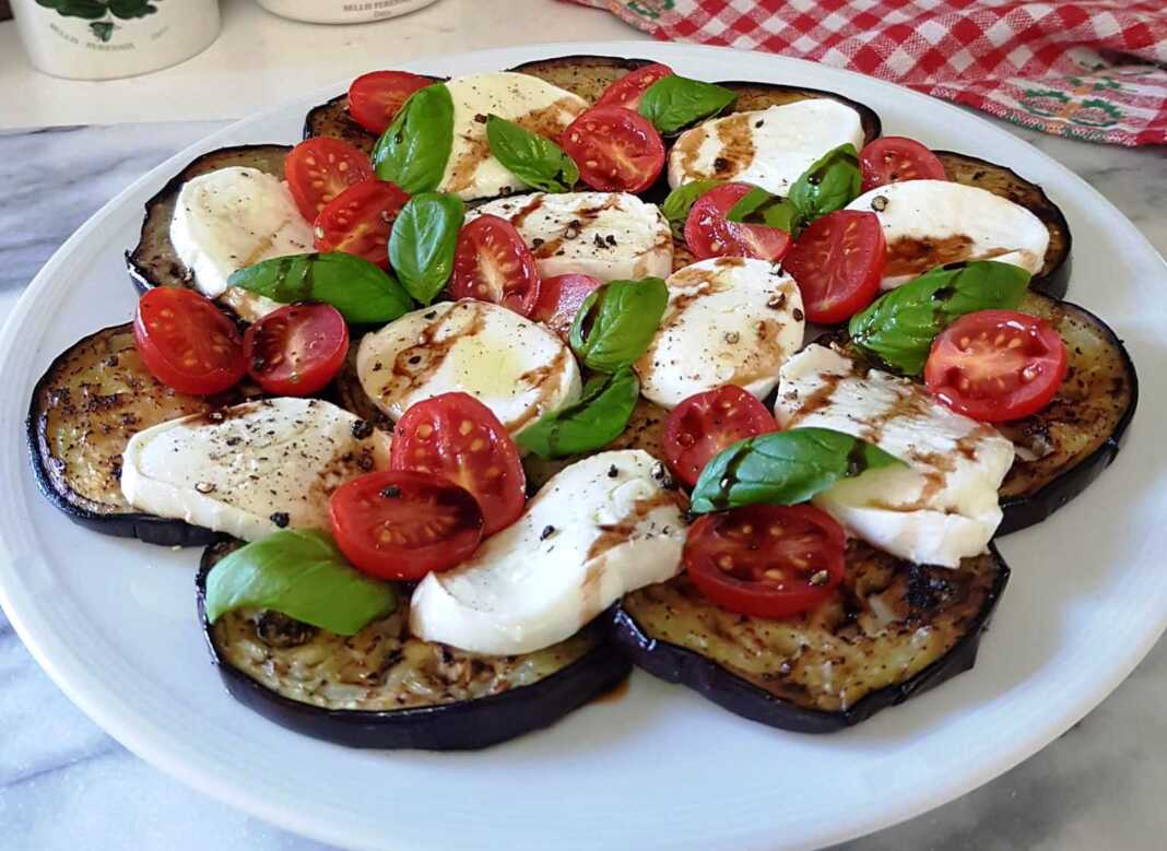 Μελιτζανοσαλάτα Caprese