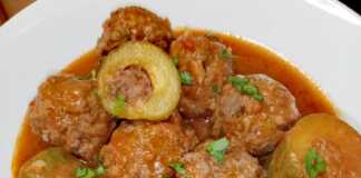 γιουβαρλάκια κοκκινιστά