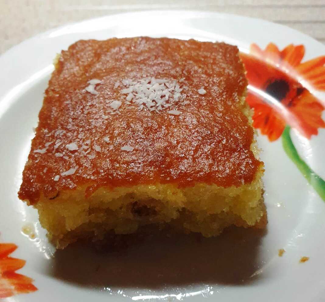 Γλυκό Μπαμπά με καρύδια