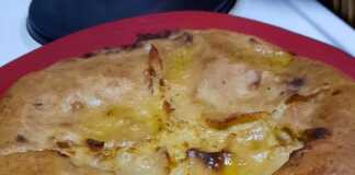 Χατσαπούρι με Φέτα και Κίτρινο Τυρί