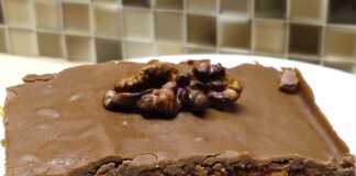 Καρυδόπιτα με σοκολάτα