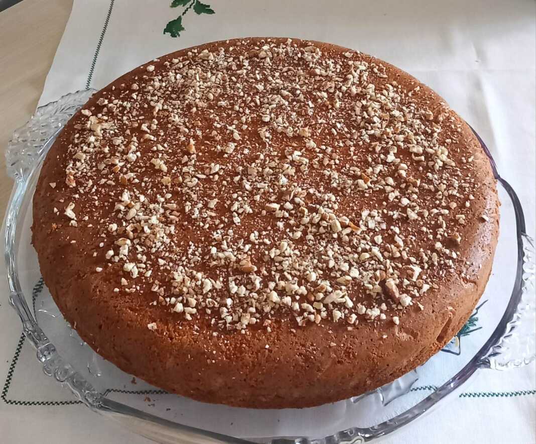 καρυδόπιτα χωρίς σιρόπι