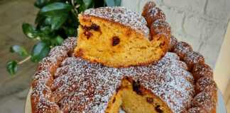 Κέικ Γιαουρτιού με Εσπεριδοειδή και Σταφίδες