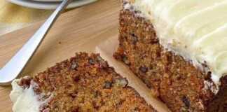 κέικ καρότου με γλάσο τυρί κρέμα